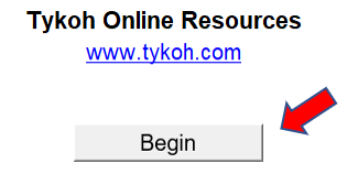 Online resources - Begin button