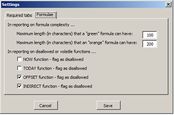 Setting options